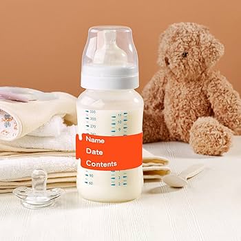 Amazon.co.jp: Jyongmer 12枚 哺乳瓶ラベル デイケア用 再利用